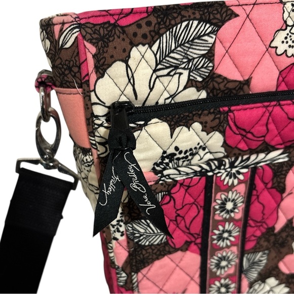 Vera Bradley Quilted Floral Laptop Satchel with Detachable and Adjustable Strap - Picture 5 of 10